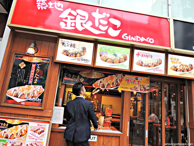 Takoyaki Gindaco Highball Sakaba en Tokio