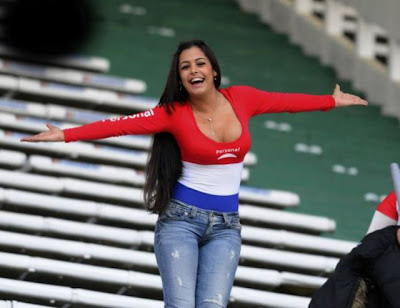 Hot Female Fans at Copa America Larissa Riquelme Zimbio