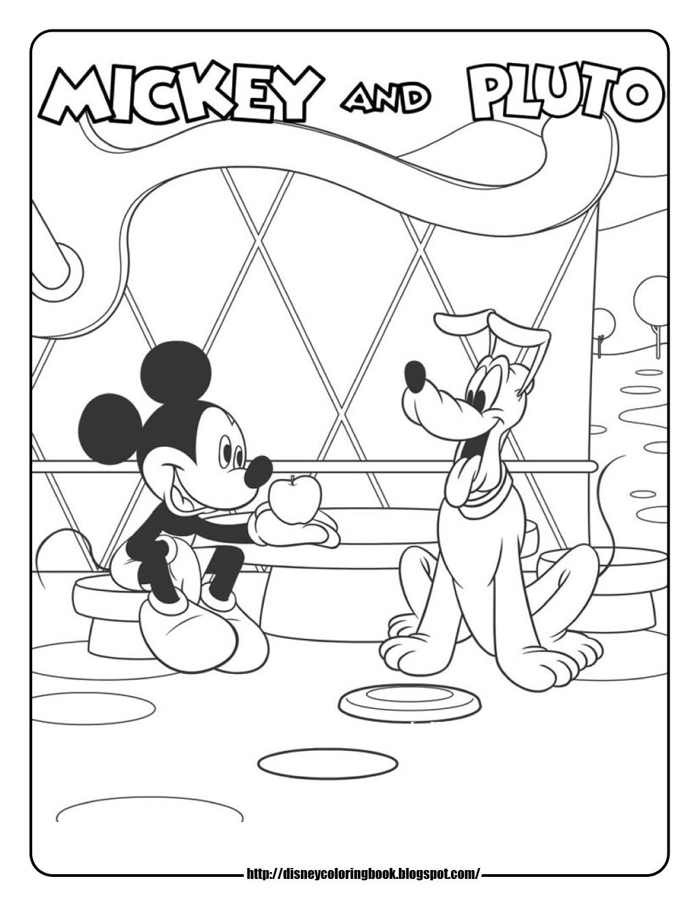 Download Disney Coloring Pages and Sheets for Kids: Mickey Mouse Clubhouse 3: Free Disney Coloring Sheets