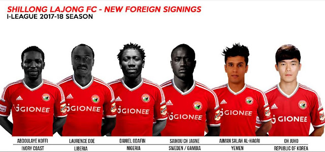 Shillong Lajong FC - Transfers