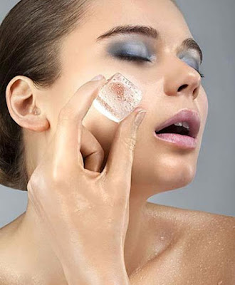 Amazing Beauty Glow with Ice Cubes