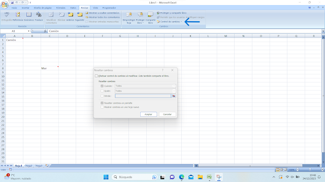 Resaltar cambios en Excel