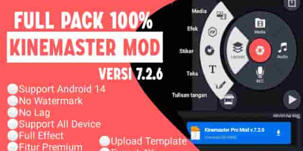 KINEMASTER PRO MOD V. 726 (SUPPORT ANDROID 14+)
