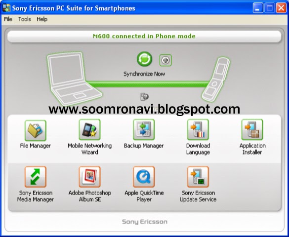 PC Suite for Sony Ericsson