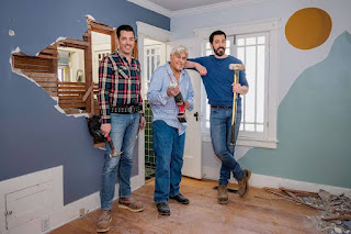 Who is Jay Leno? Who helps out former intern David with bathroom and nursery renovation on Celebrity IOU on HGTV