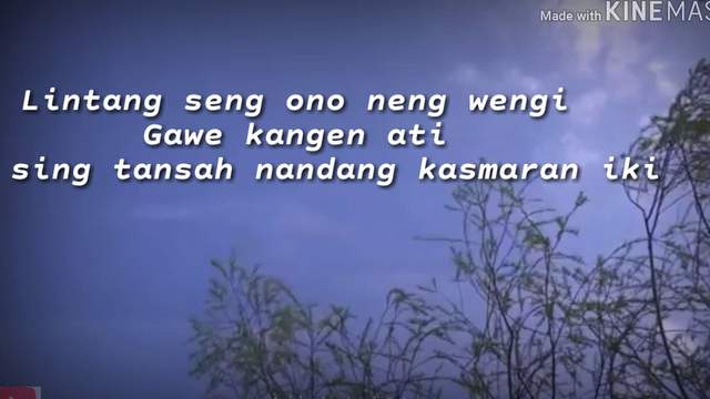 Lirik Lagu Genoskun - Titip Angin Kangen dan Terjemahan