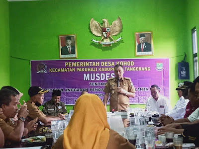 Pemerintah Desa di wilayah Kecamatan Pakuhaji, Kabupaten Tangerang lakukan Musdes