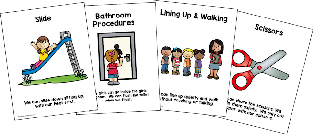 posters for school rules and procedures
