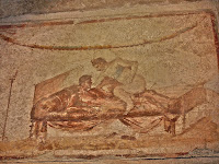 Fresco del lupanar de Pompeya