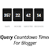 How to Add jQuery Countdown Timer Widget in Blogger