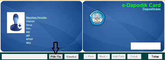 CETAK eDAPODIK CARD DAN eNISN CARD