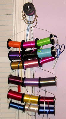 curling ribbon storage organization