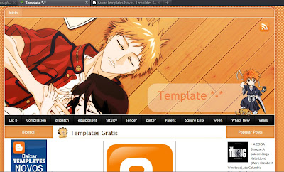 Template Bleach para Blogger