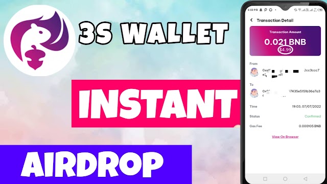 Sign up 3S Wallet And get $5 BUSD bouns Instant