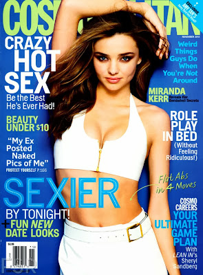 Miranda Kerr Cosmopolitan Cover Magazine November 2013 photoshoot