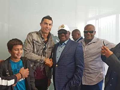 Photos: Governor Wike meets Cristano Ronaldo, Sergio Ramos; to set up Real Madrid Football Academy in Rivers State