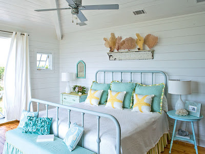 beach house bedroom starfish