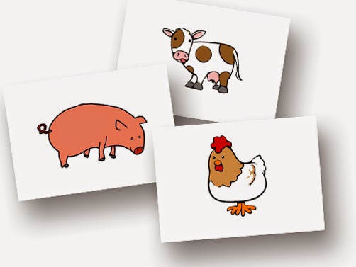 Bildkarten Tiere auf dem Bauernhof - DaZ Material für die Sprachförderung in der Grundschule