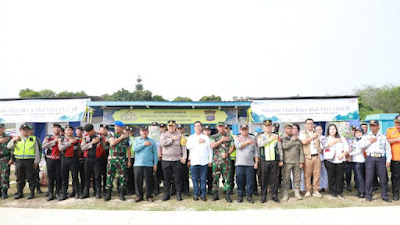 Jelang Lebaran, Kapolres dan Forkopimda Simalungun Monitoring Pos Pam 