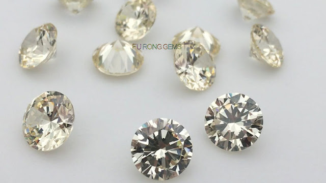 Canary-yellow-Color-Cubic-Zirconia-Round-10mm-Gemstones-wholesale