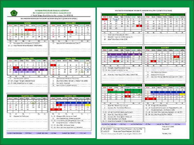 Kalender Pendidikan atau kaldik menjadi salah satu manajemen dasar dalam perencanaan pr Kalender Pendidikan Kemenag 2016/2017 Versi Excel