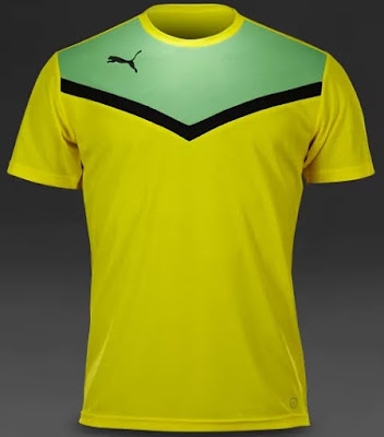 Desain Jersey Futsal Puma Warna Kuning Variasi