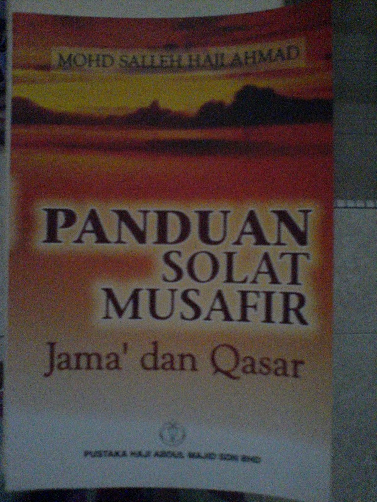 Ikan Tongkol - Resensi Buku: Panduan Solat Musafir Jama 