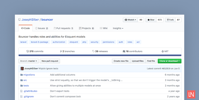 Bouncer a Laravel Package for Role and Ability Authorization