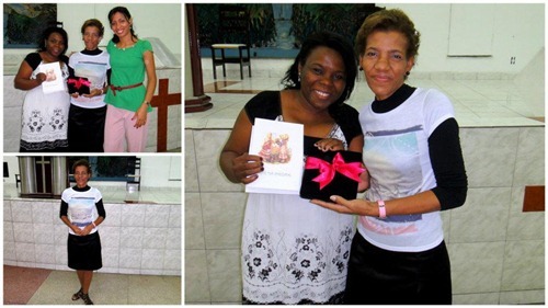 D. Lígia, d. Tania e eu