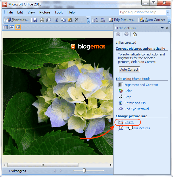 Cara Merubah Ukuran Gambar dengan Office Picture