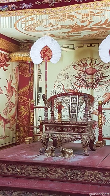 Throne inside the Tomb of Tu Duc