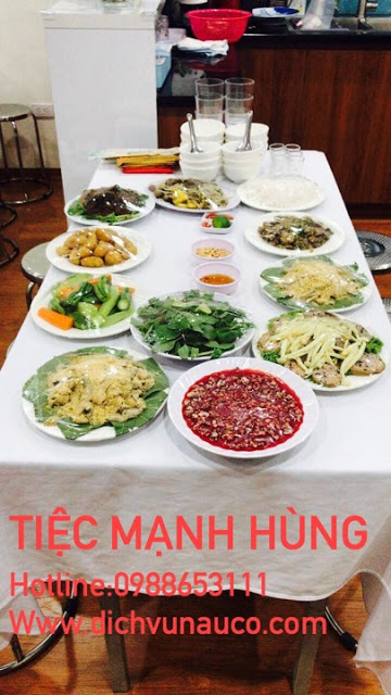 Dịch vụ đặt tiệc tại nhà - Tiện lợi nhanh chóng