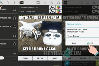 Cara Membuat Foto Meme Lucu Di Android