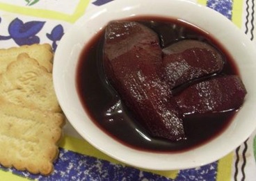 poires au vin