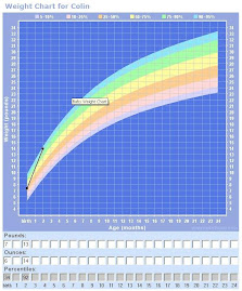 Colin - Weight Growth Chart 12 Months