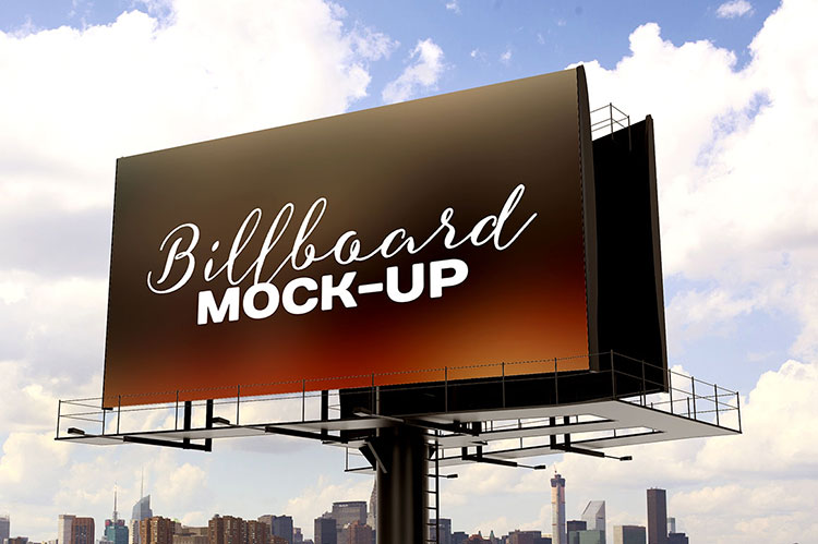 Free PSD Billboard Outdoor Advertising Mockup