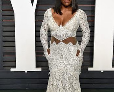Photos: Serena Williams stunning white dress to the Vanity Fair Oscar Party 
