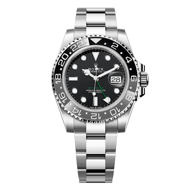 Rolex GMT-Master II 126710 GRNR with grey and black bezel