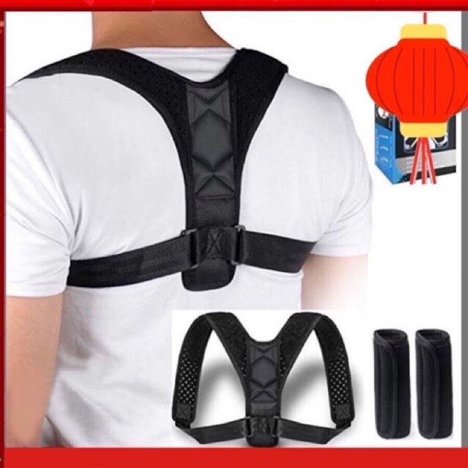 [Mã COS1212 giảm 8% đơn 250K] ✈️[Freeship] Đai chống gù lưng nam nữ Posture corrector [Tặng kèm 2 tấm trợ lực]