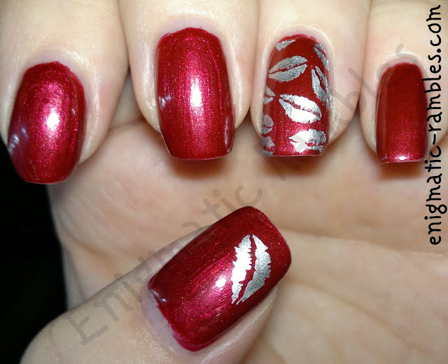 elf-red-velvet-stargazer-silver-chrome-QA28-adventures-in-stamping-stamped-nail-art