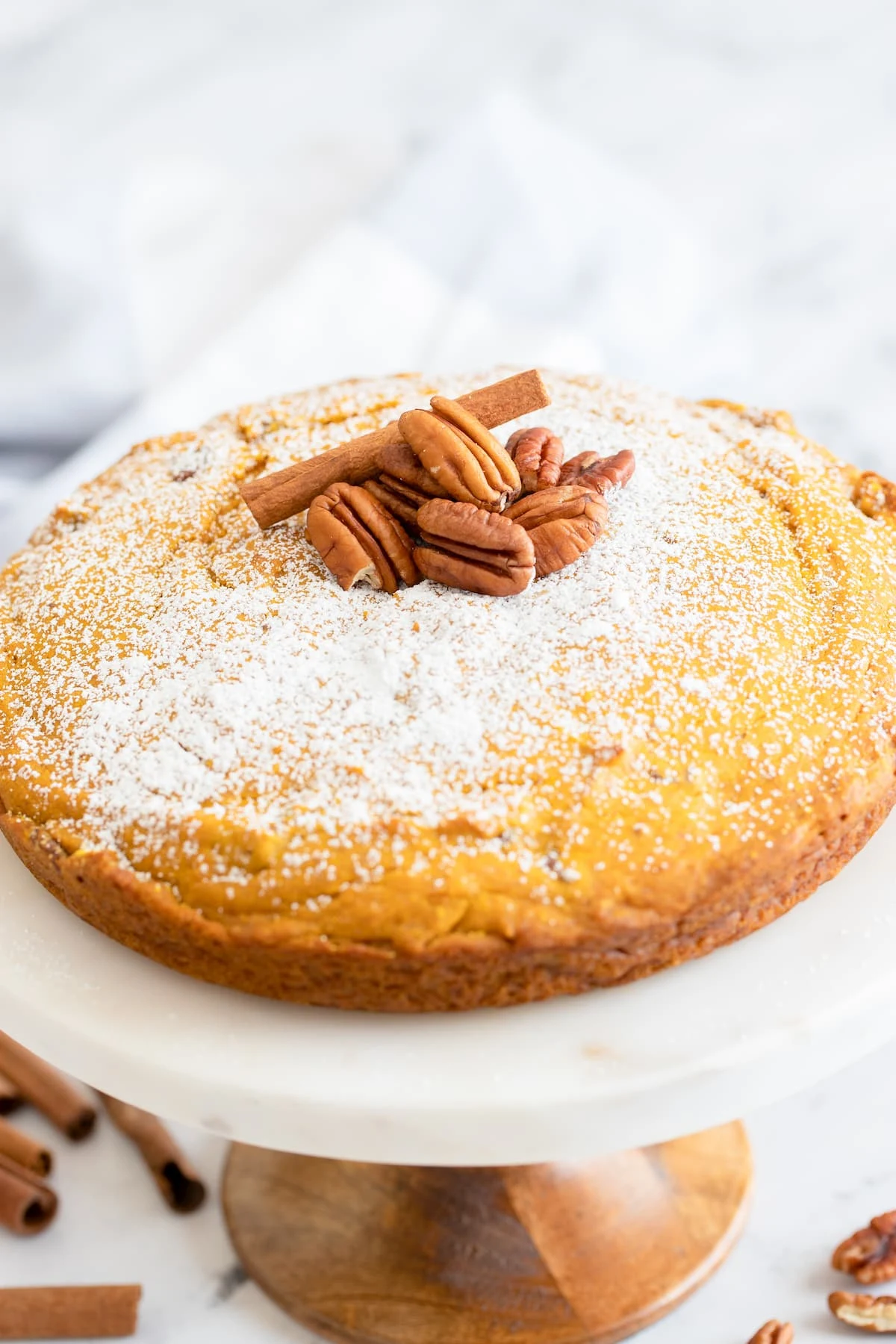 Pumpkin Crunch Snaking Cake