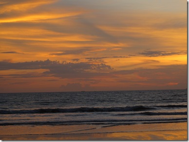 sunset Klong Dao Lanta