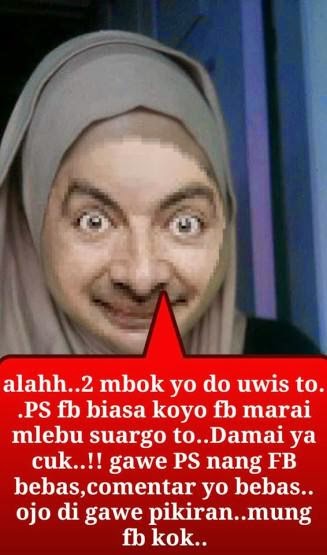  Kata  Lucu Bahasa Jawa Buat Status Facebook