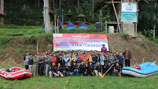 Relawan Muhammadiyah Berkemah Sambil Asah Ilmu Kebencanaan