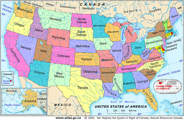 map of us states and rivers. the American Civil War.