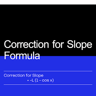 Correction for Slope Formula