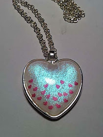 The Holo Pineapple Heart Breaker Trio necklace