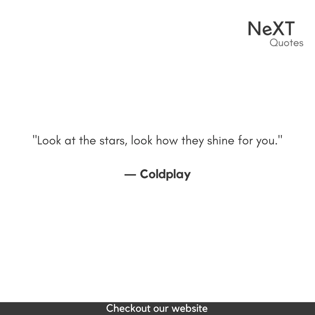 Coldplay Quotes