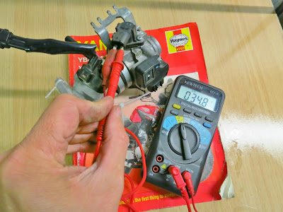 Yamaha YBR 125 Fast idle solenoid valve testing