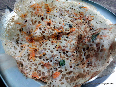 Carrot Rawa Dosai